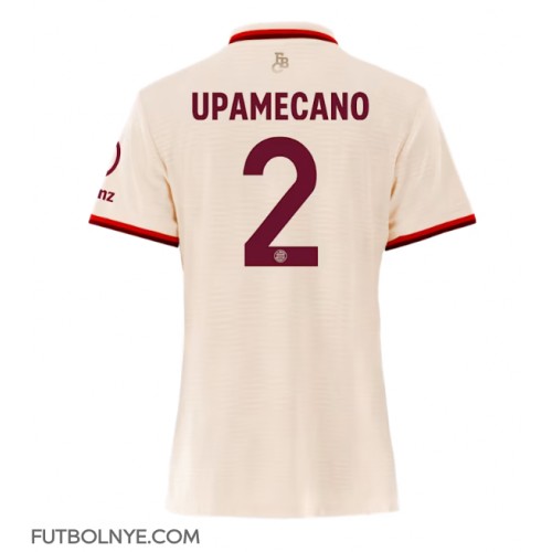 Camiseta Bayern Munich Dayot Upamecano #2 Tercera Equipación para mujer 2024-25 manga corta